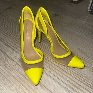Gianni Bini Yellow Heels